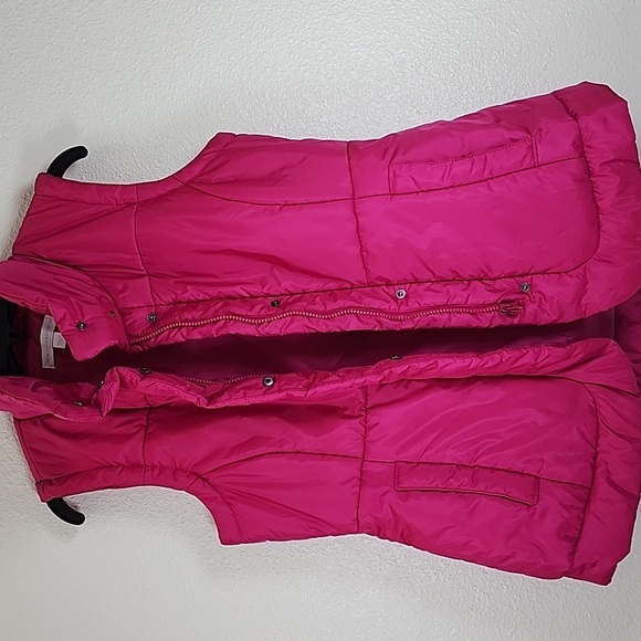 Newyork&Company women pink puffer vest jacket size S - Picture 6 of 16